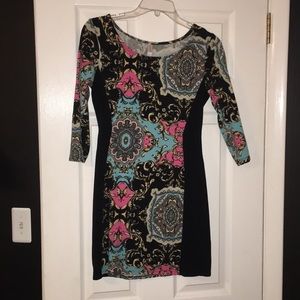 Paisley dress.